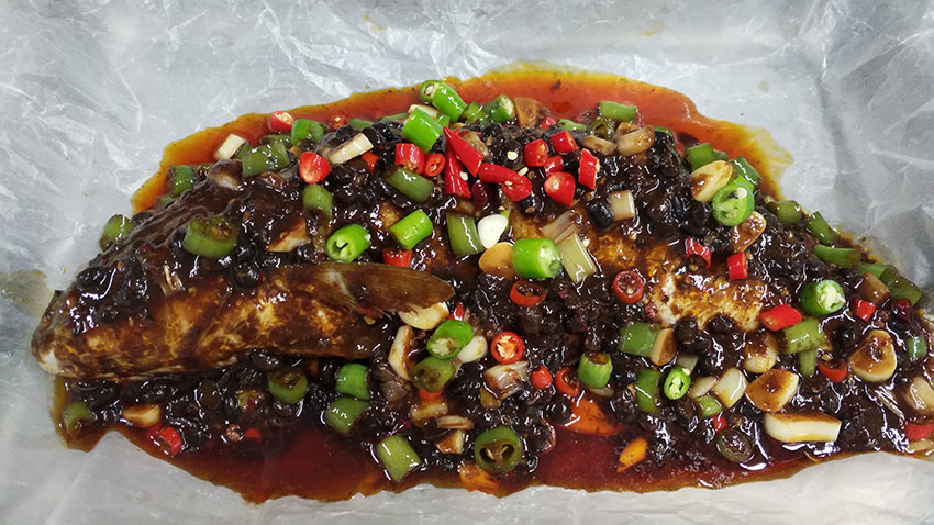 豆豉烤魚 豆豉烤魚